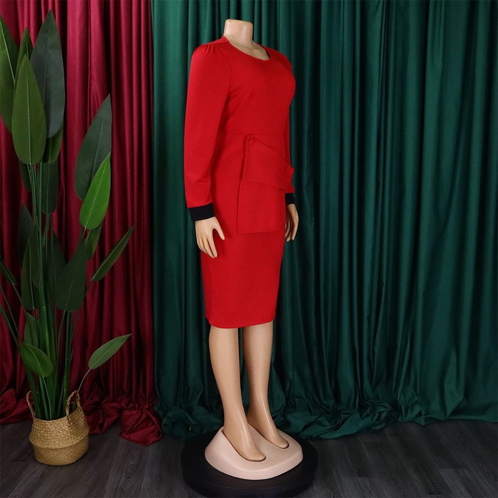 African European & American D388 Amazon 2025 Fashion Women's Elegant High-Waisted Pleated Skirt Office Wear Long Tong Le Bag Hip Pencil Dress Weave Fabric Technique Elegant Style