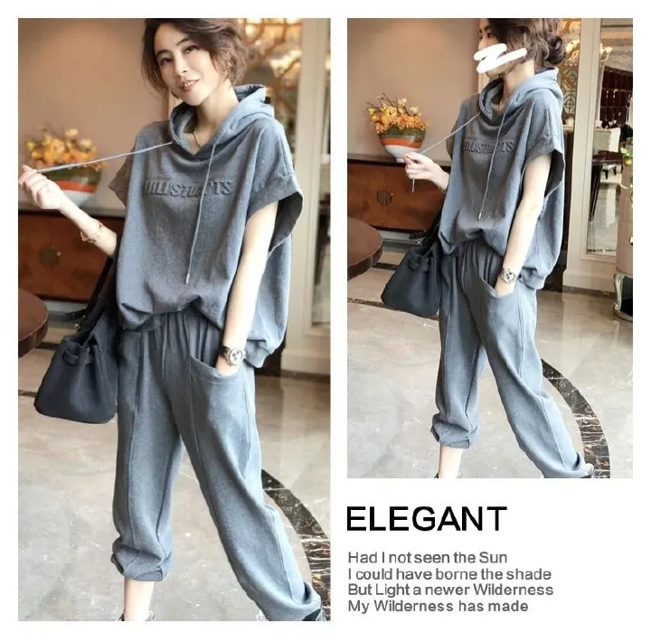 2025 Spring/Summer African-European Stylish Sportswear Set Ladies' Pants Featuring Fashionable Casual Unique Personality Trendy Patchwork Elements Letter Patterns Collage Technique Casual Style