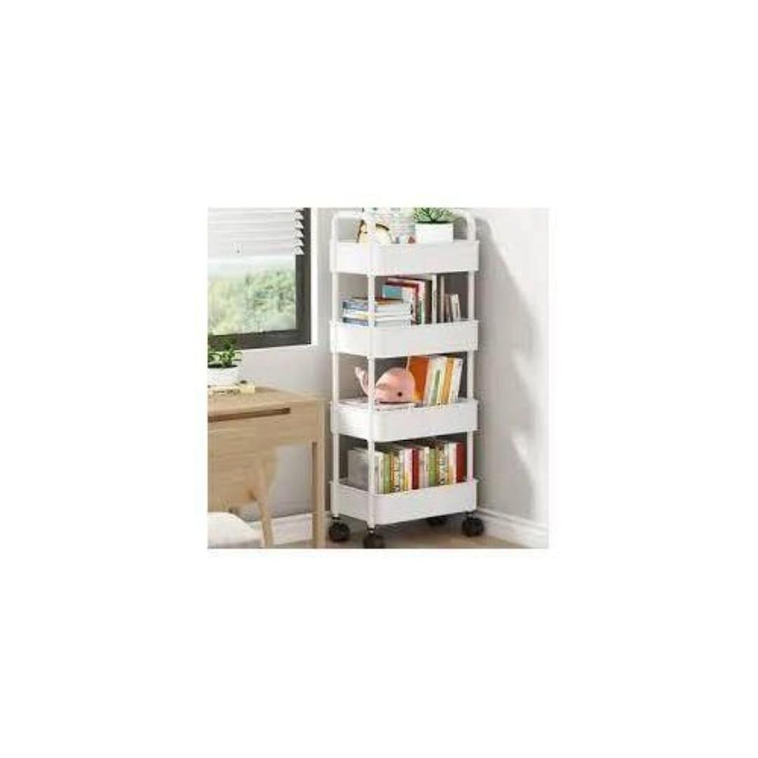 Fruit stand/ snack stand/ bathroom stand. 4 Tier Slim Storage Shelf Kitchen Bathroom Organiser Rack Shelving Unit Wheels