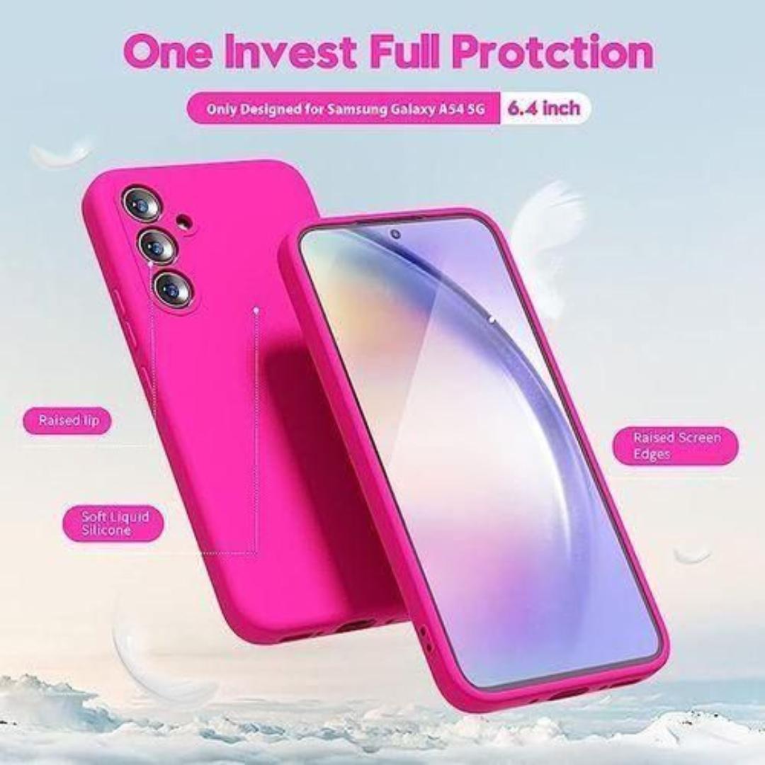 Samsung Galaxy A16 Pink Original Silicone Unique Phone Case/ Cover