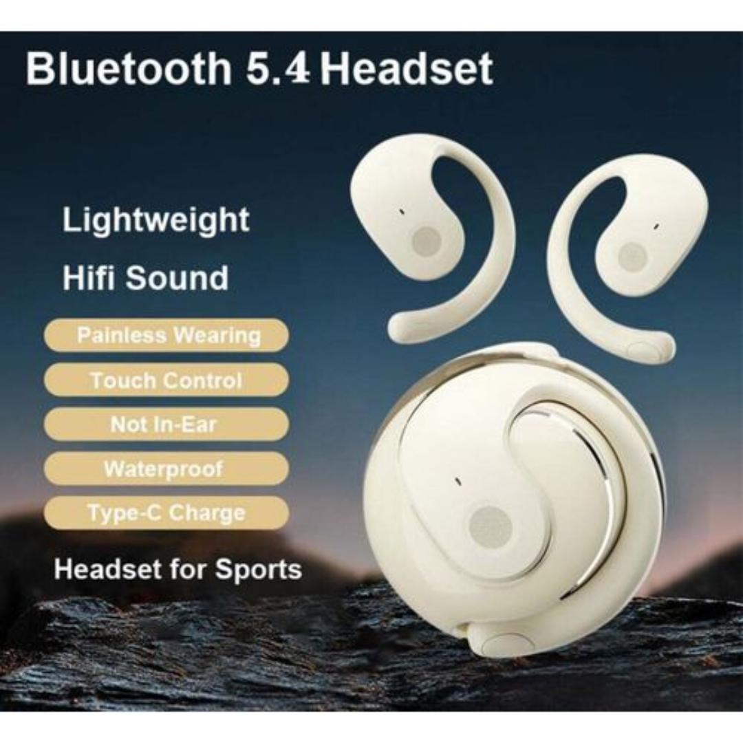 Ows Wireless Earhooks/ earbuds/ Earpods/Headphones Bluetooth Earphones with Mics HiFi Stereo Sound Wireless Earbuds Button Control