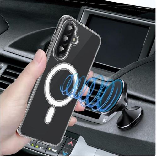 Samsung Galaxy A16, A17, A26, A35, A55 Premium Luxury Clear Transparent Magsafe Back Cover ,Military Grade Shockproof