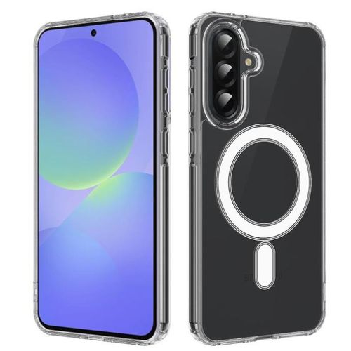 Samsung Galaxy A16, A17, A26, A35, A55 Premium Luxury Clear Transparent Magsafe Back Cover ,Military Grade Shockproof