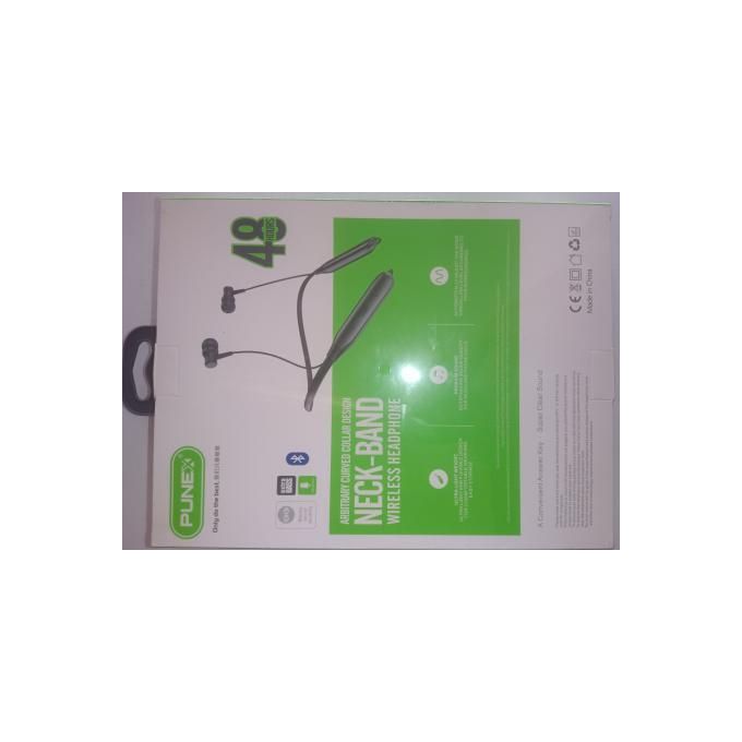 Punex NECKBAND WIRELESS EARPHONE Long Battery Life 48hrs Earphone EU-09