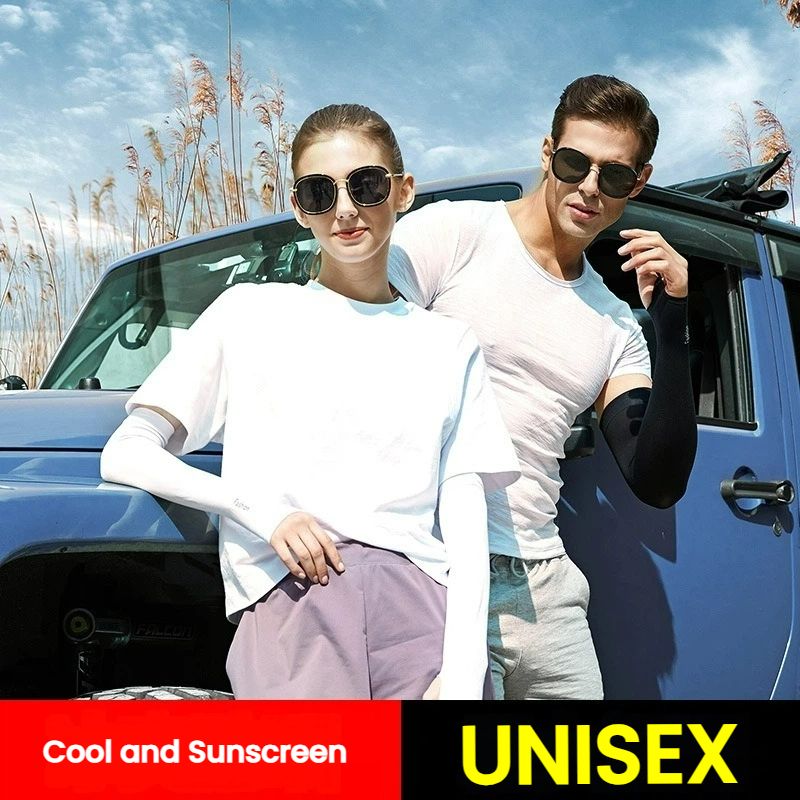 Ice silk sunscreen sleeves for men and women summer cycling sleeves outdoor sports arm sleeves sunshade breathable thin section