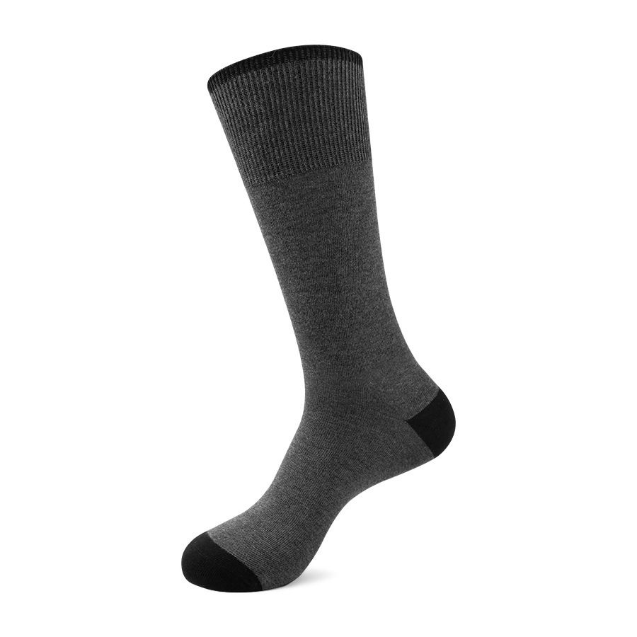 Spring and summer men's stockings color matching combed cotton large size men's socks