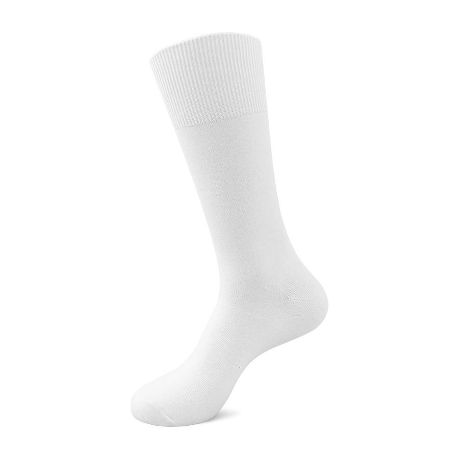 Spring and summer men's stockings color matching combed cotton large size men's socks