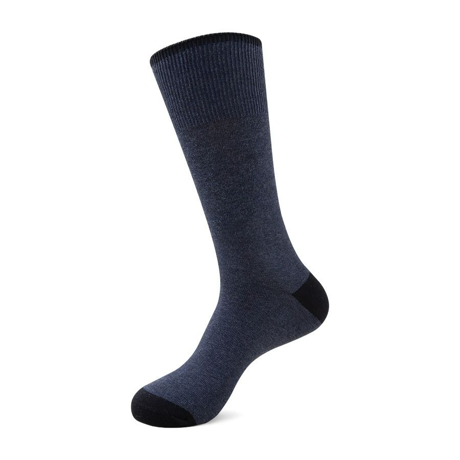 Spring and summer men's stockings color matching combed cotton large size men's socks