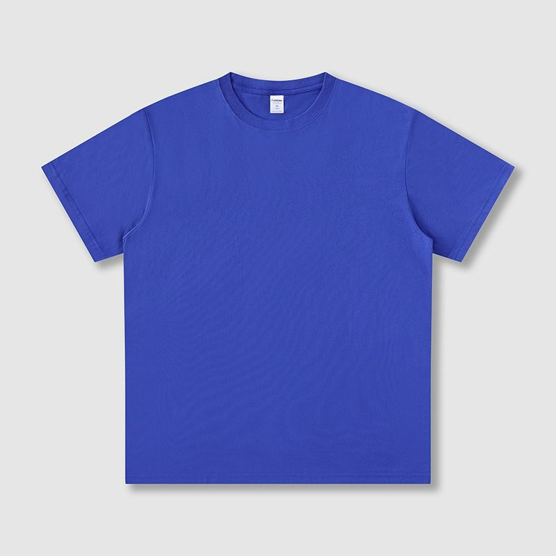 190g pure cotton round neck short-sleeved men's t-shirt cross-border men's blouse summer trend T-shirt