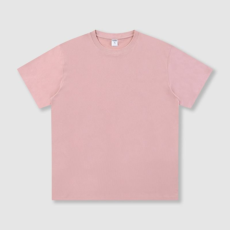 190g pure cotton round neck short-sleeved men's t-shirt cross-border men's blouse summer trend T-shirt