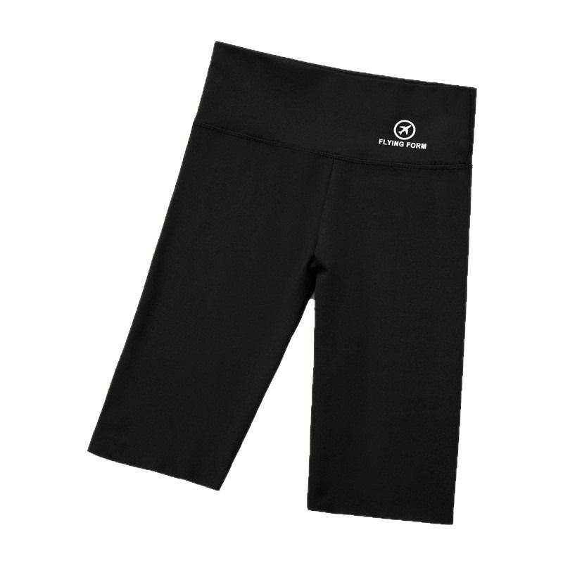 Three-point shark airplane pants, summer thin yoga sports shorts, women's outer wear, anti-empty abdomen, hip-lifting safety pants, women