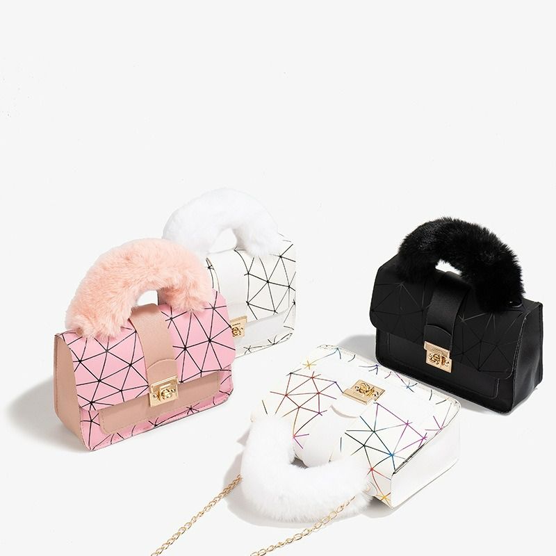 'S G'Maomao handbag 2024 bag women's new niche bag geometric gradient color small square bag small handbags