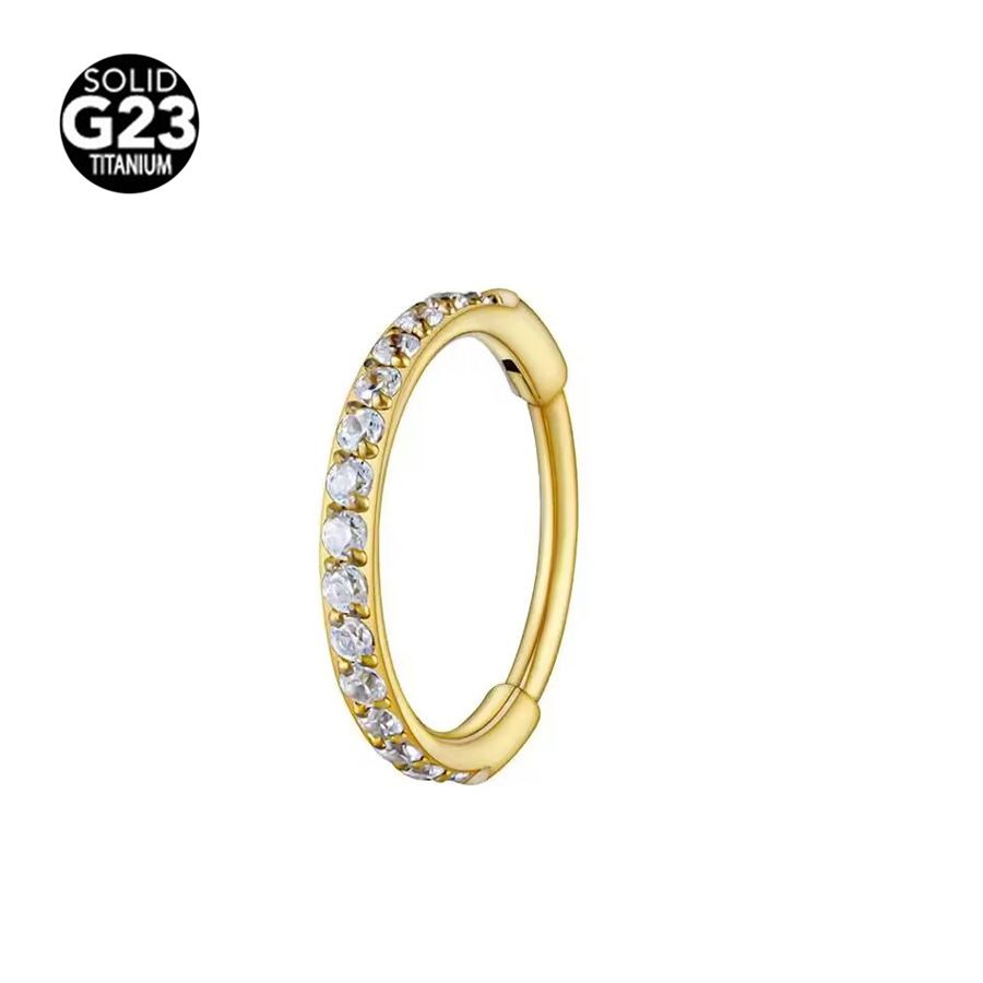 14K Gold Hinged Nose Rings Hoop for Women 20G, 316L Surgical Steel Clicker Septum Ring, Hoop Huggie Earring for Upper Lobe Cartilage Helix Piercing Jewelry (8mm, 6mm,10mm)