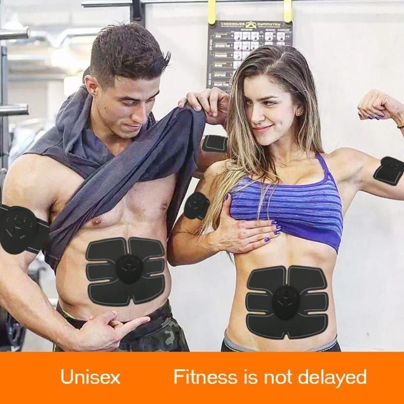 EMS Muscle  Stimulator Trainer Smart Fitness ABS Abdominal and arm Training Electric Body Weight Loss Slimming Device Trainer Unisex