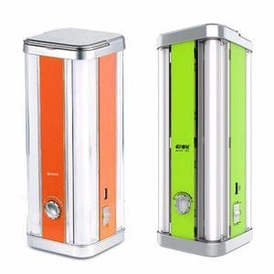 Kamisafe 4 Corner Rechargeable LED Emergency Lamp, Rechargeable Home Emergency 4 Tube Floor Lantern Lamp Light And Hanging Handle