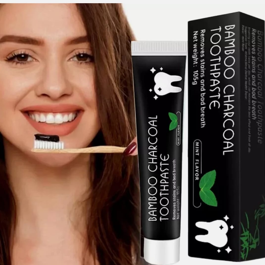 Bamboo Charcoal Toothpaste with Mint Flavor – 150g