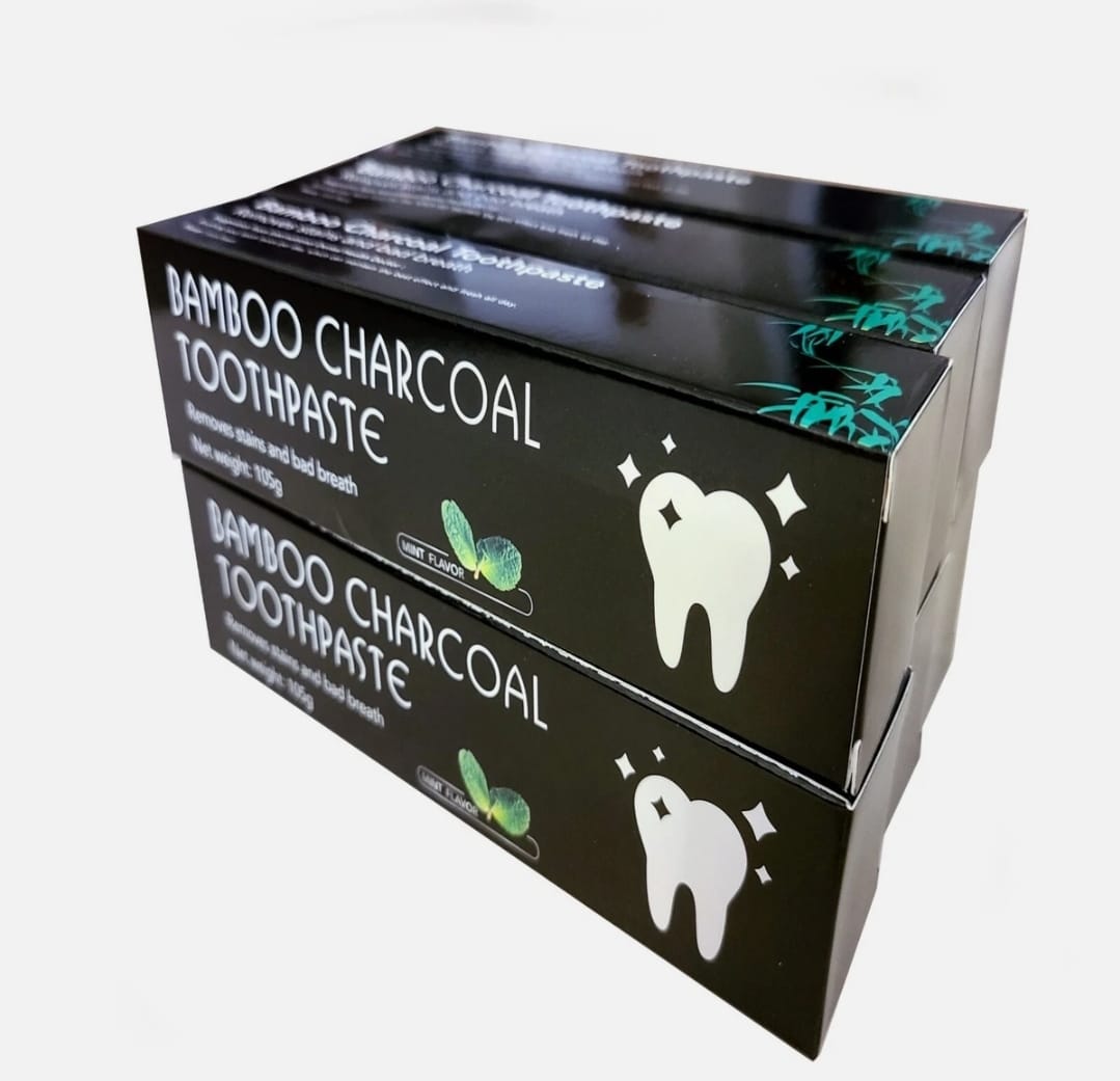 Bamboo Charcoal Toothpaste with Mint Flavor – 150g