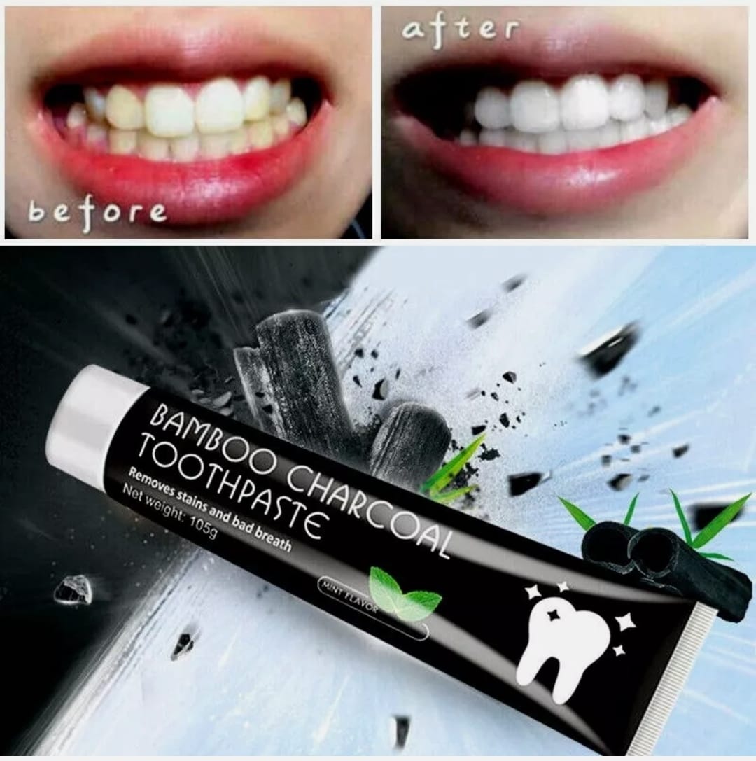 Bamboo Charcoal Toothpaste with Mint Flavor – 150g