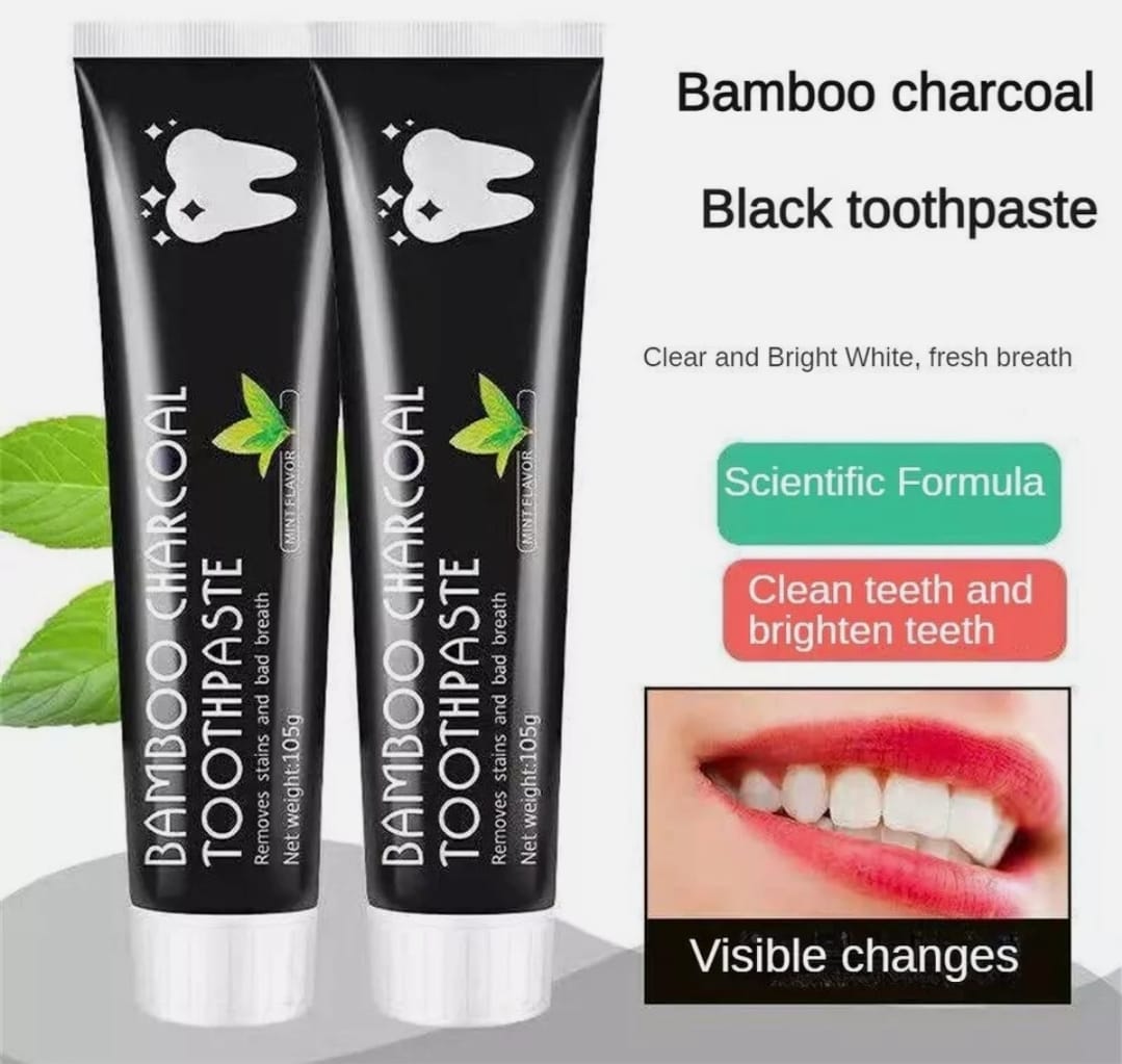 Bamboo Charcoal Toothpaste with Mint Flavor – 150g