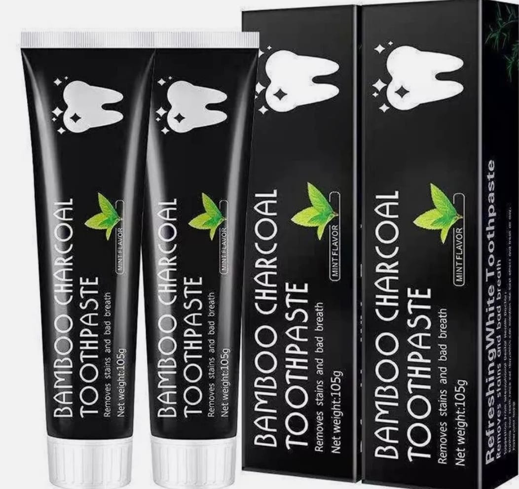 Bamboo Charcoal Toothpaste with Mint Flavor – 150g