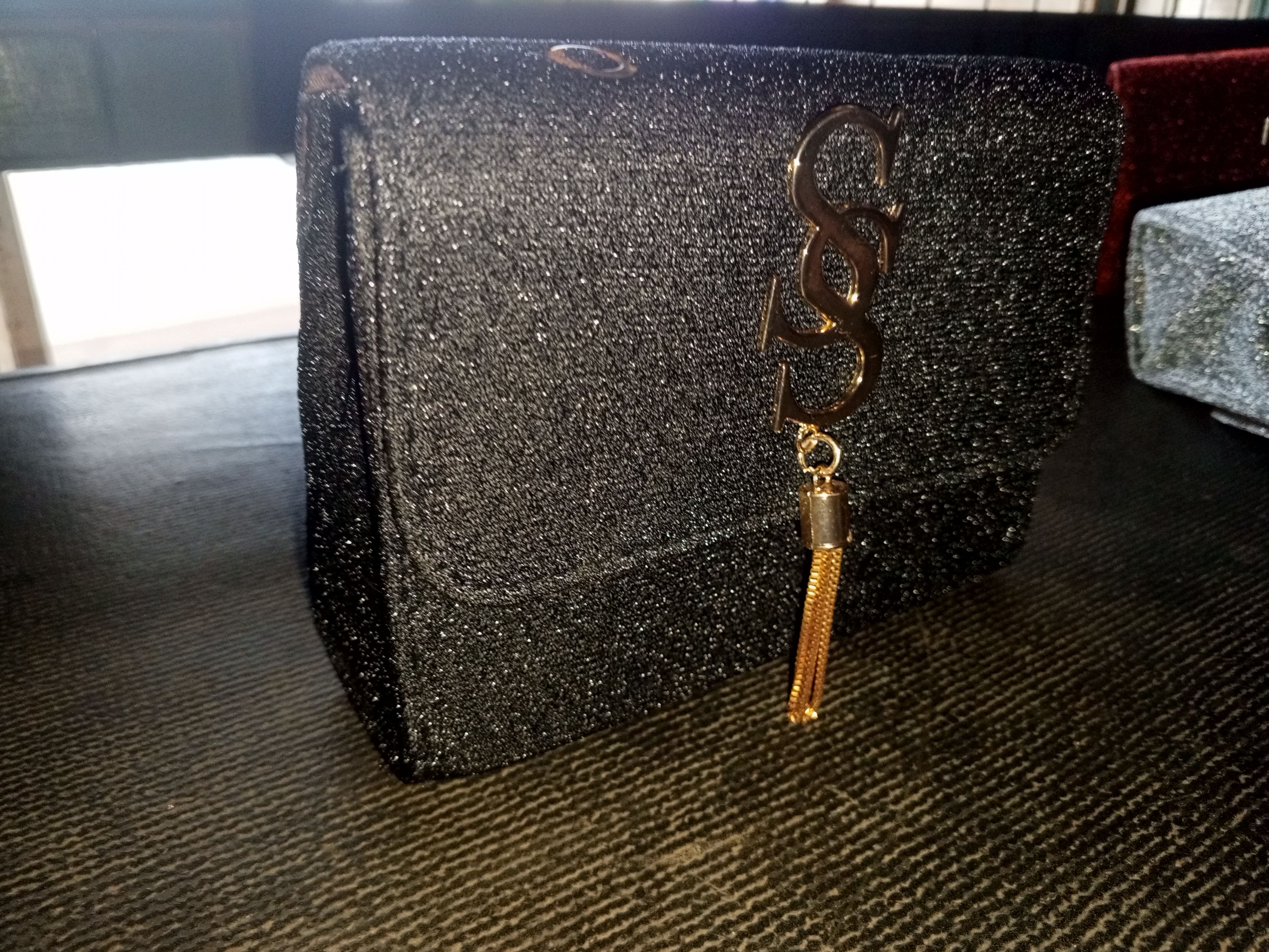 Elegant Fashionable Ladies / Women Chain Crossbody Handbag Versatile Functionality with tassel decoration and polyester lining