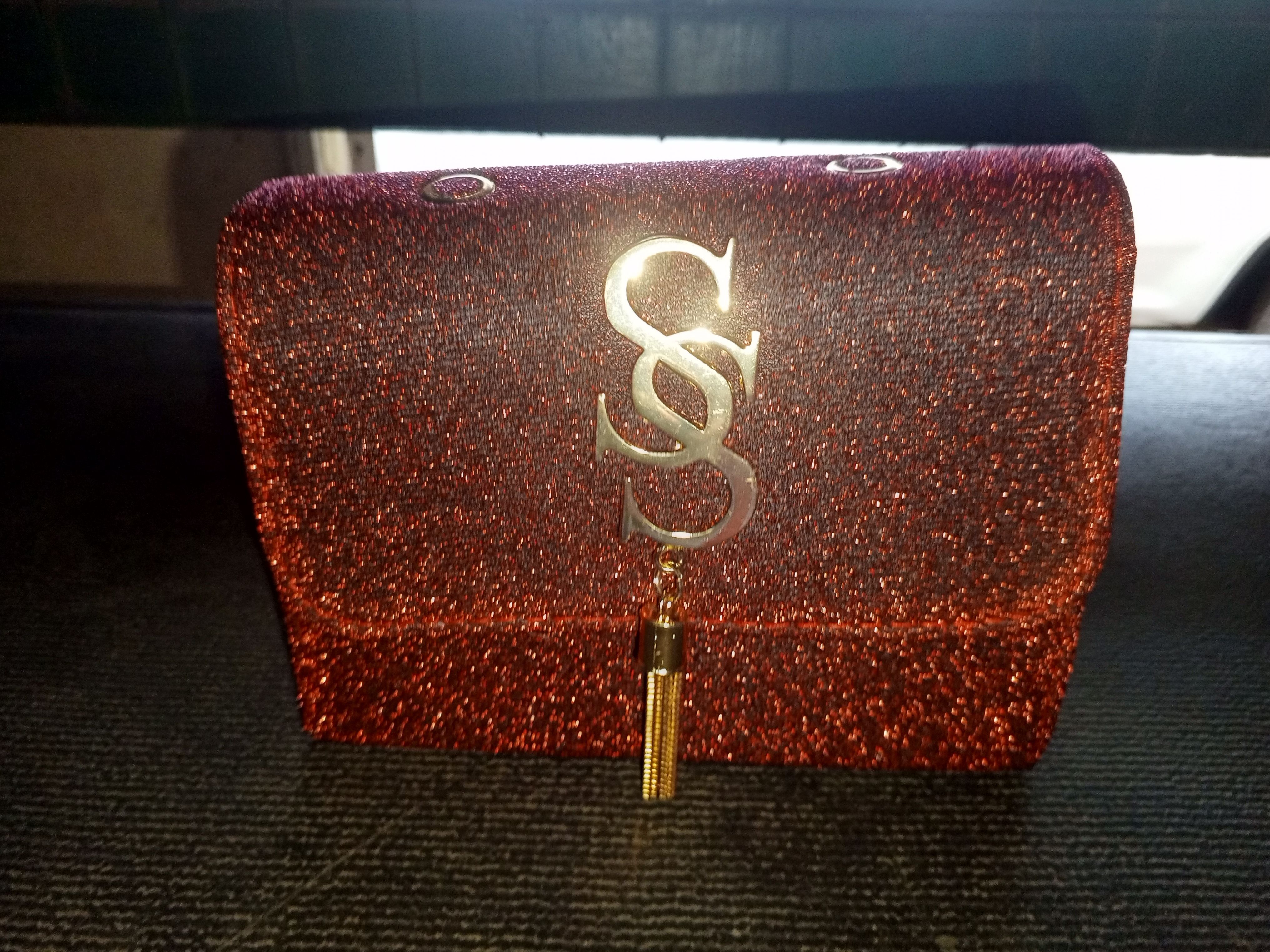 Elegant Fashionable Ladies / Women Chain Crossbody Handbag Versatile Functionality with tassel decoration and polyester lining