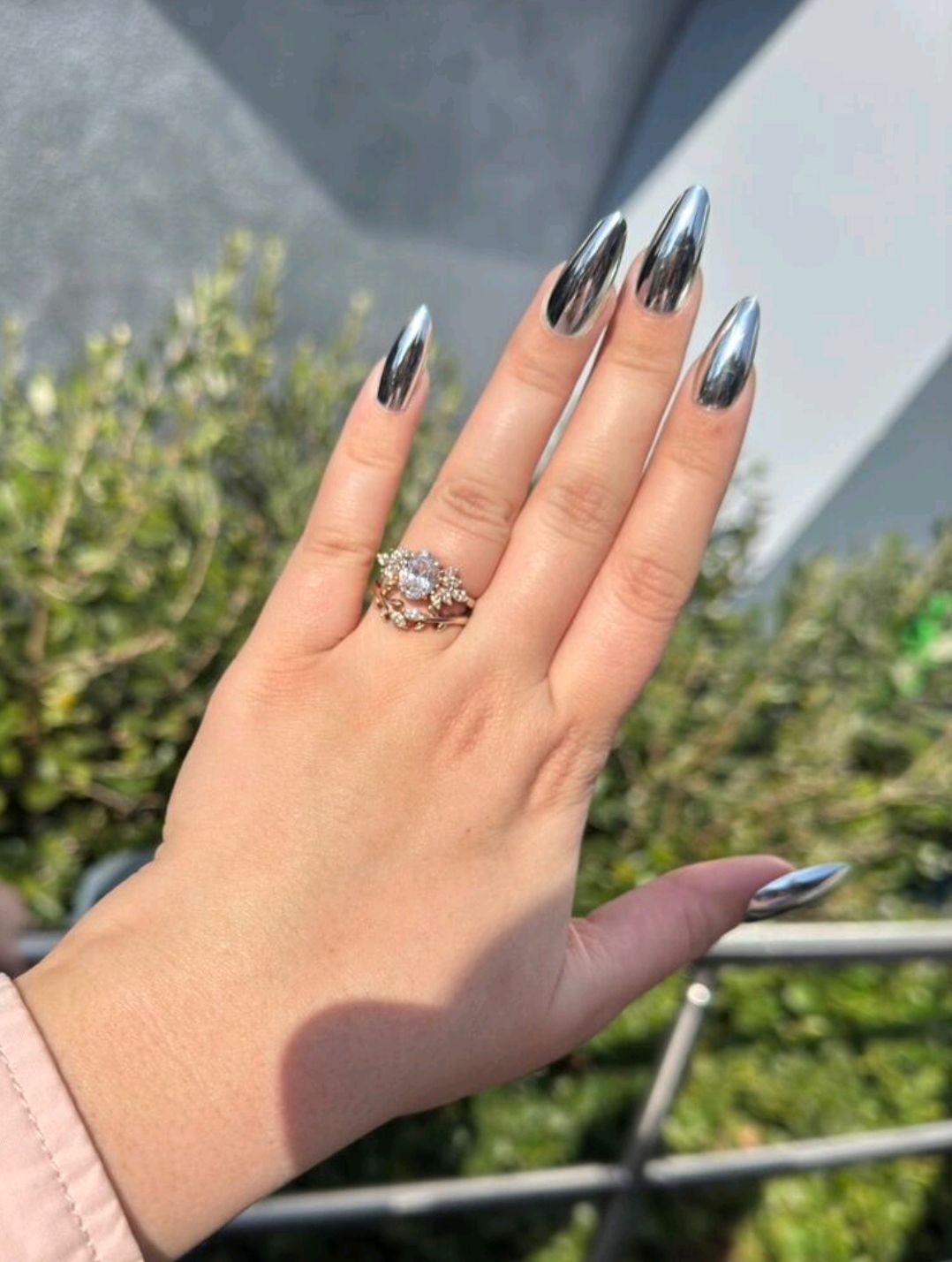 24Pcs Solid Chrome Colour Press-On Nails | Salon-Quality, Long-Lasting & Elegant Look | Easy Application, Long Wear & Stunning Finish view 7
