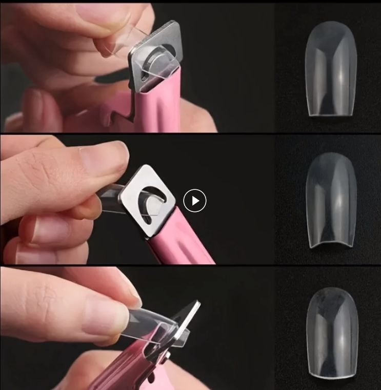 Stainless Steel U-Shaped Nail Clipper, Suitable For Artificial Nail Tips, Sharp Blade Nail Clippers Tool view 3