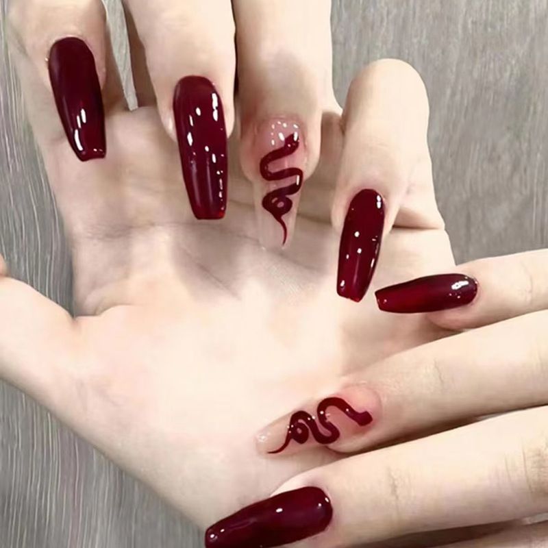 24Pcs Solid Colour Press-On Nails | Salon-Quality, Long-Lasting & Elegant Look | Easy Application, Long Wear & Stunning Finish