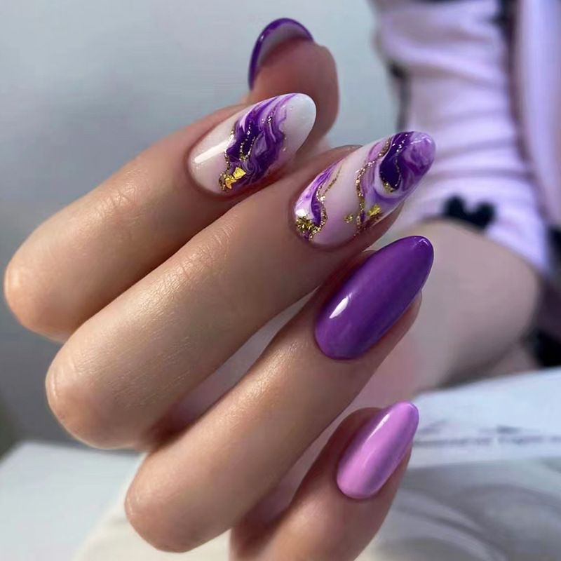 24Pcs Solid Colour Press-On Nails | Salon-Quality, Long-Lasting & Elegant Look | Easy Application, Long Wear & Stunning Finish view 4