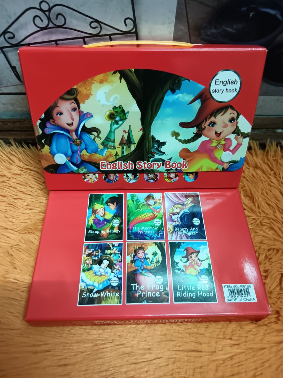 👆🏿👆🏿 *Improve your children's grammar with KIDS Adventure Series 6 in 1 English Story books*
🟢 *Code Red contains:*
       ▫The Beauty and the Beast. 
       ▫Snow white. 
       ▫Little red Ridi