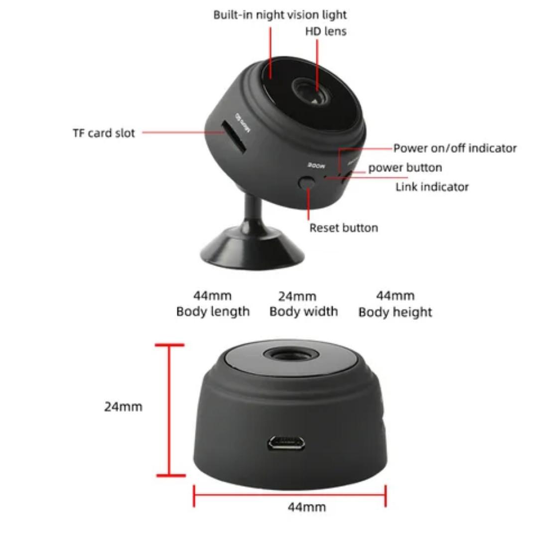 MINI HIDDEN A9 WIRELESS WIFI SPY NANNY CAMERA