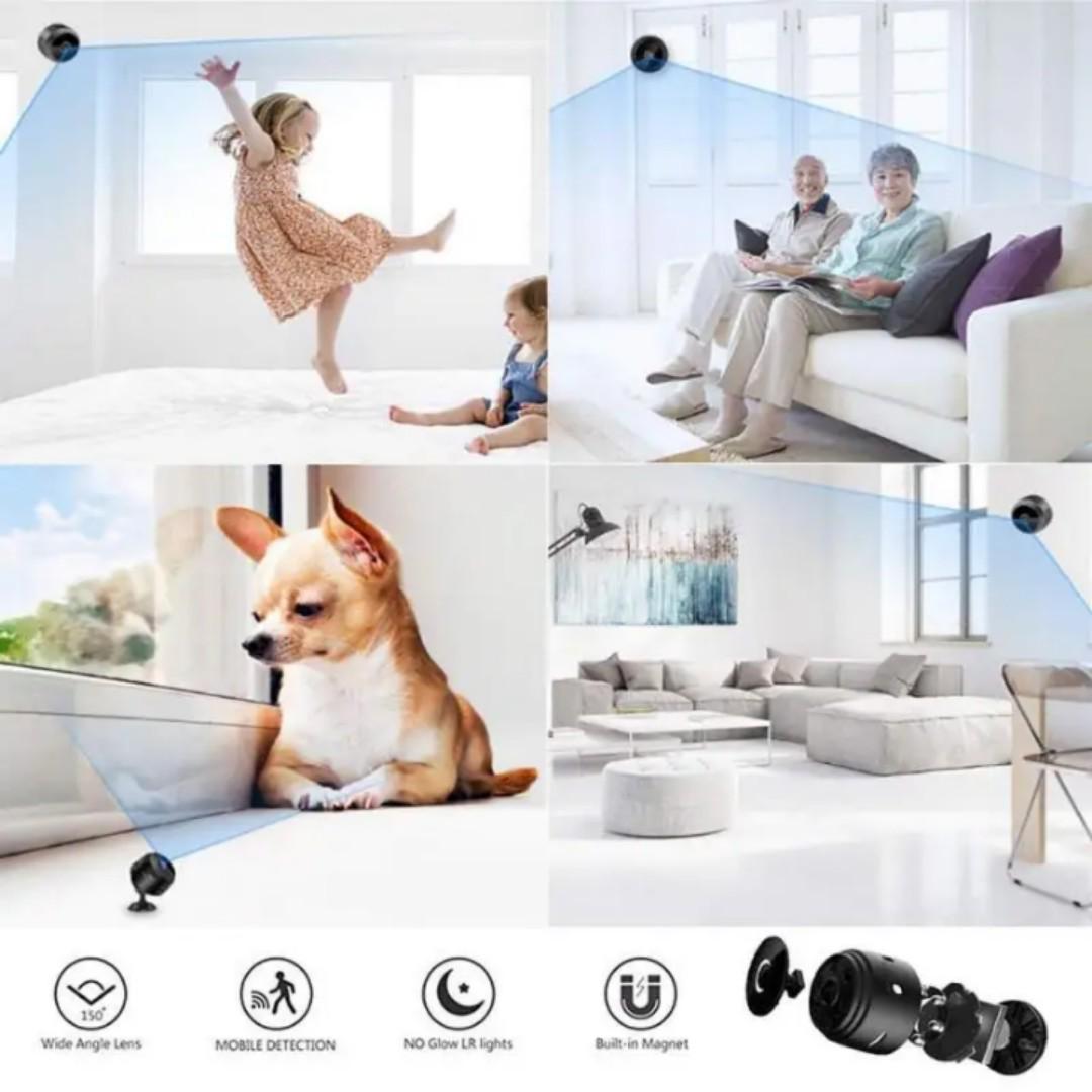 NANNY HIDDEN MINI SURVEILLANCE HD A9 WIFI VIDEO CAMERA