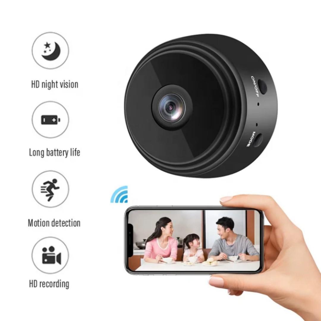 WIRELESS SURVEILLANCE MINI HIDDEN CCTV A9 WIFI VIDEO CAMERA WITH NIGHT VISION AND MOTION DETECTION