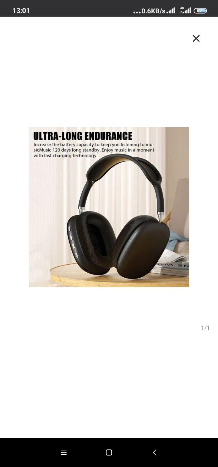 NEW STYLE P9 PROMAX TWS WIRELESS HEADPHONES WITH STRONG BASS FOR GAMING.