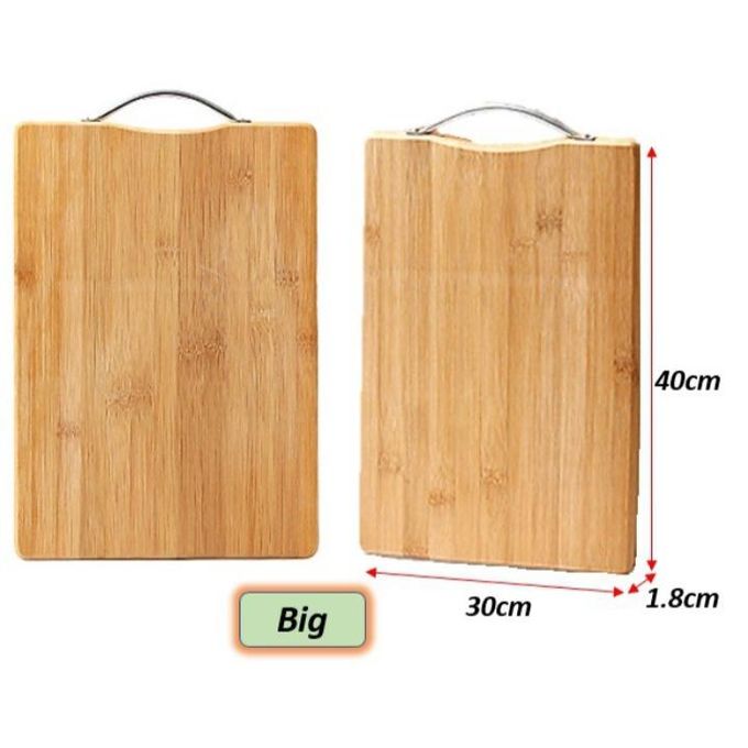 Double Sided Thickened Solid Wooden Chopping Board -28cm by 38cm