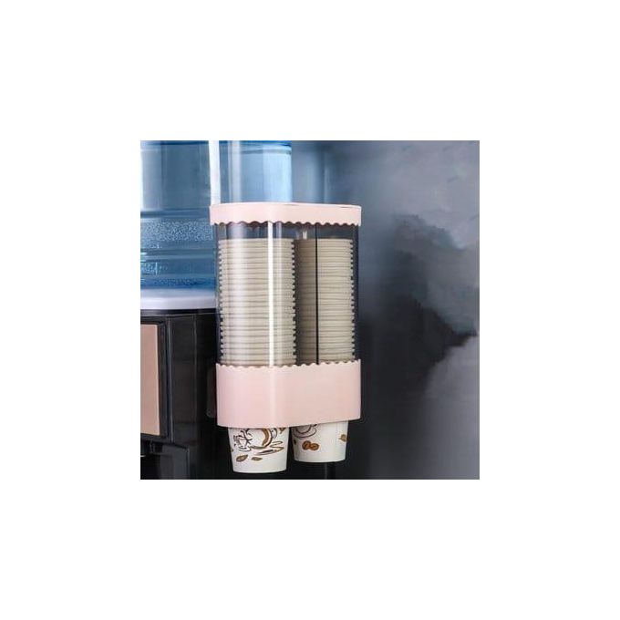 Twin Strip Disposable Cups Holder with Adhesive Sticker