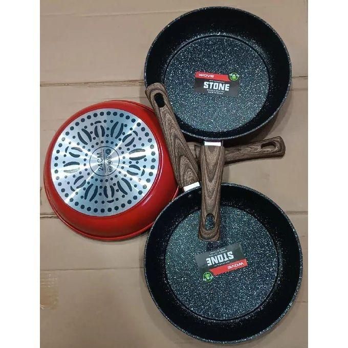 STONE 26cm Granite Nonstick Pan with Long Handle
