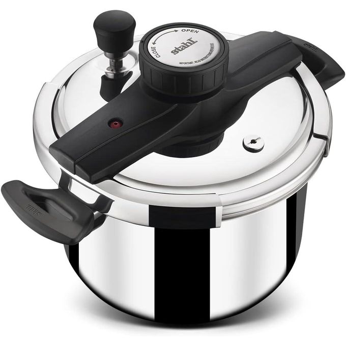5 Ltr Versatile stainless Steel pressure Cooker (Stahl)