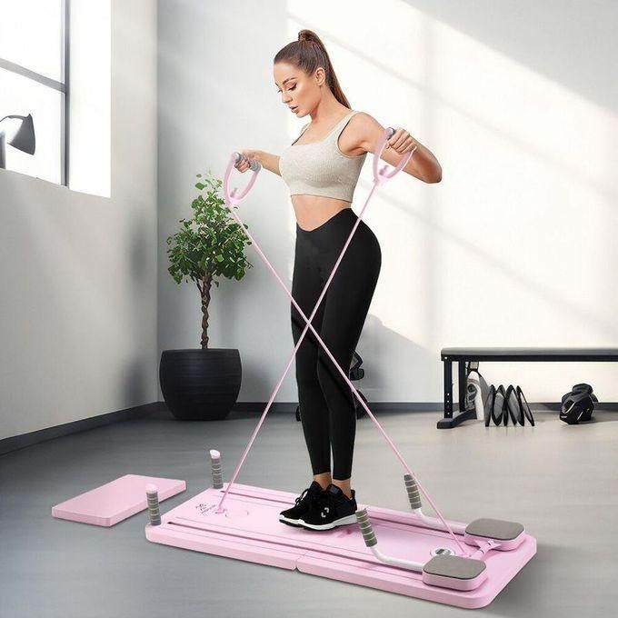 Multifunctional Pilates Board Ab Wheel & Full Body Workout Trainer