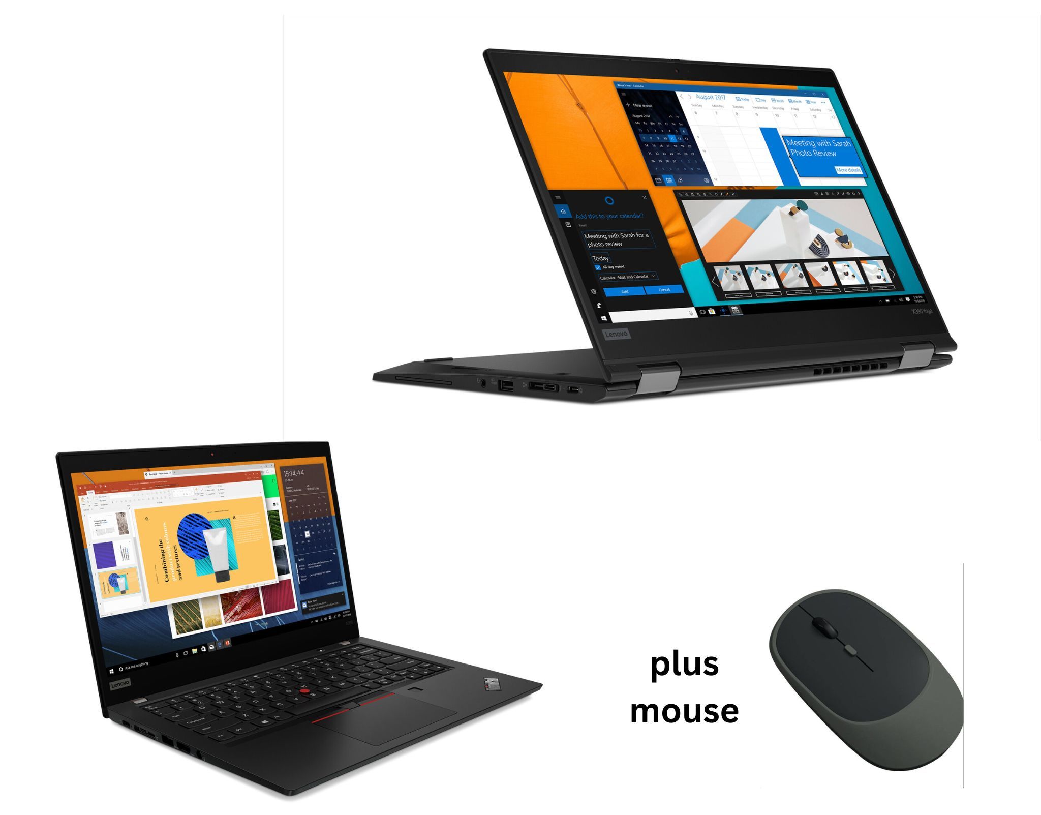 Lenovo Thinkpad Yoga X380 Core I5 8th Gen, X360 Touchscreen 8GB RAM Storage 256SSD Refurbished Laptop + Stylus Pen + Mouse