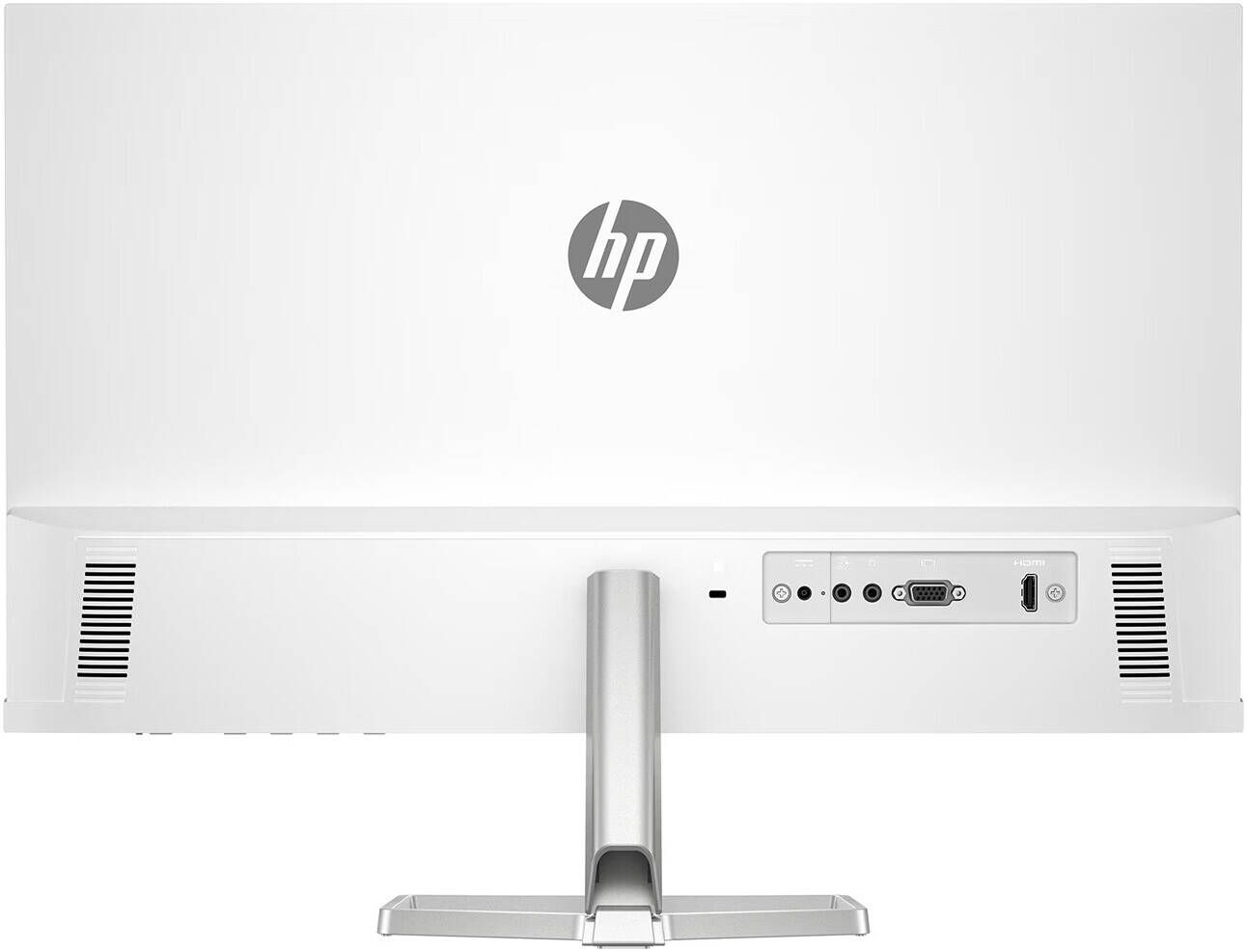 HP Series 5 524SA Monitor, 24" FHD IPS Display, Tilt Adjustable, Built-In 2x 2W Speakers, Micro Edge On 3 Sides, Edge to Edge White/Silver |