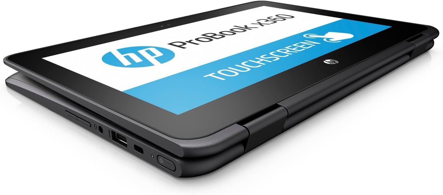HP ProBook x360 11 G5 X360 Touchscreen, Intel celeron , 4GB RAM , 128GB SSD +64 GB , Bluetooth ,Wi-Fi Win10Pro Refurbished Laptop + Laptop Stand