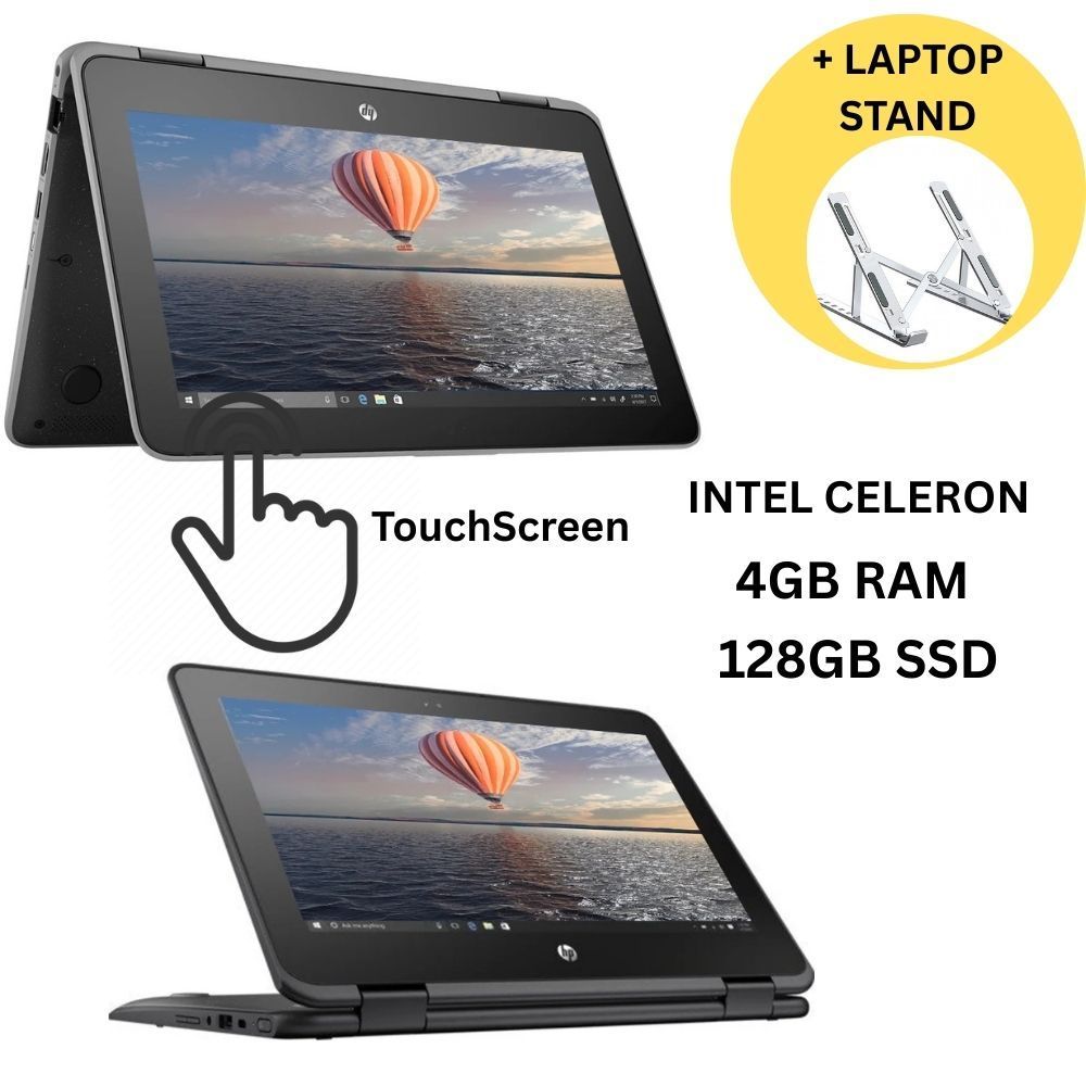 HP ProBook X360 11 G5 Education Laptop Renewed - 11.6 Touchscreen, Intel Celeron N4120, 4GB RAM, 128GB SSD
