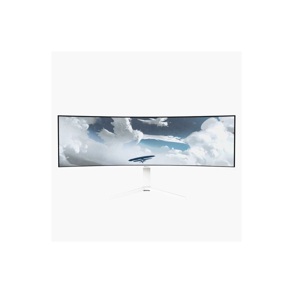 JS Nova 49″ Curved Gaming Monitor – 5120×1440 UWQHD, 165 Hz, VA Panel, 100% sRGB/95% DCI-P3, USB-C Hub, Speakers with extra Camera