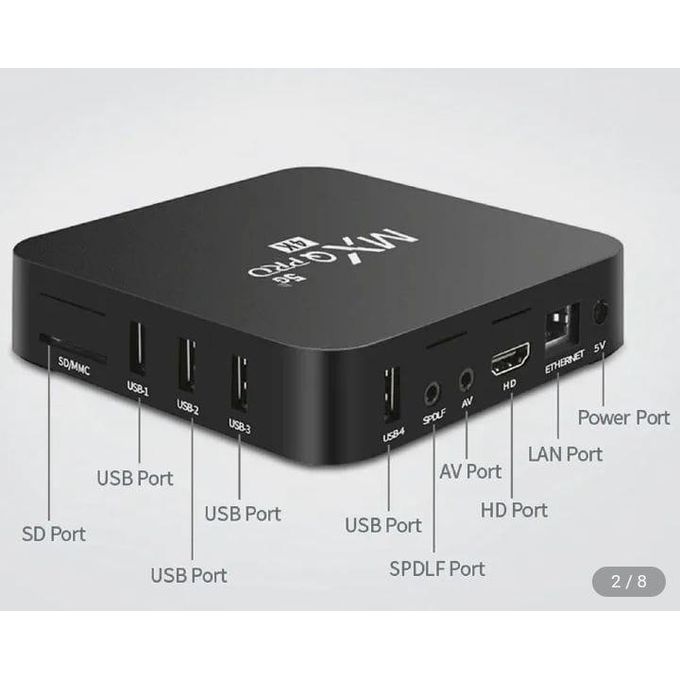 Mx Pro Android Tv Box Mx Pro Android Tv Box 8GB RAM+128GB Smart Box Android 12 YouTube Live, APP, NETFLIX