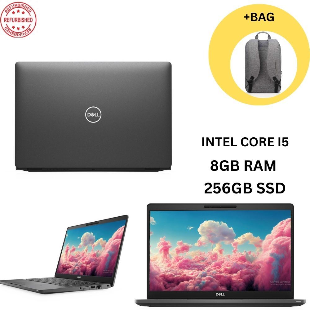 DELL Latitude 5300 Business Laptop, Intel Core i5-8th Generation CPU, 8GB RAM, 256GB SSD, 13 inch Display, Windows + BAG