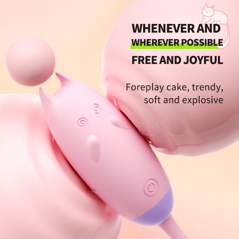 Pink Heart Cat Shape G-Spot Vibrator, Rechargeable Clitoral Suction Stimulator and Vibrating Massager, Compact Portable Adult Sex Toy for Women, Couples, Masturbation and Gift Giving