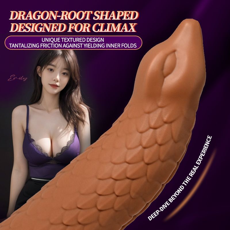 [Astante Living] Silicone Vibrator for Women – Realistic Dragon Design G-Spot Dildo, Waterproof Rechargeable Sex Toy with Suction Base, Unique Adult Gift for Girlfriend or Wife