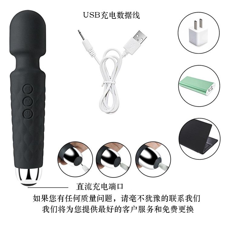 [Astante Living] Rechargeable Wireless Magic Wand Massager – Powerful Multi-Speed Vibrating Wand for Clitoral, G-Spot & Full-Body Pleasure | Waterproof, Portable Relaxation Toy & Romantic Gift for Her